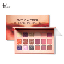 Pudaier brand-new Eye Shadow 18 colors, Pearl Matte durable waterproof make-up online red eye shadow disk